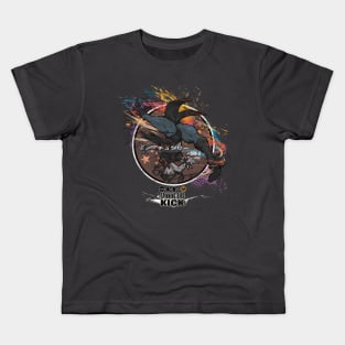 CHUN-LI: SPINNING BIRD KICK - BLACK Kids T-Shirt